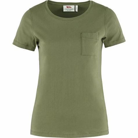 Fjallraven Women Övik T-Shirt Green PH125090 Philippines